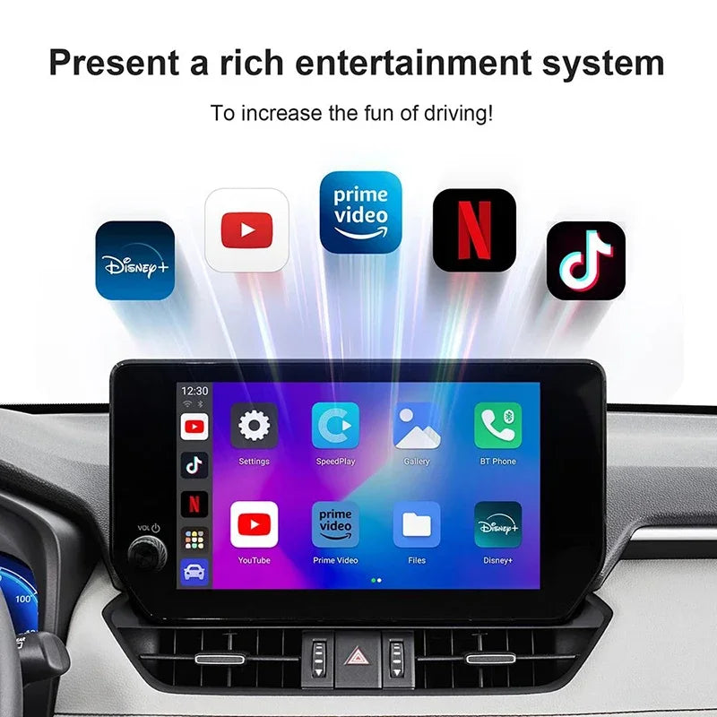 Android 13New Smart Ai Box Android Wireless CarPlay Android Auto Adapter CarPlay For Netflix For YouTube car intelligent systems